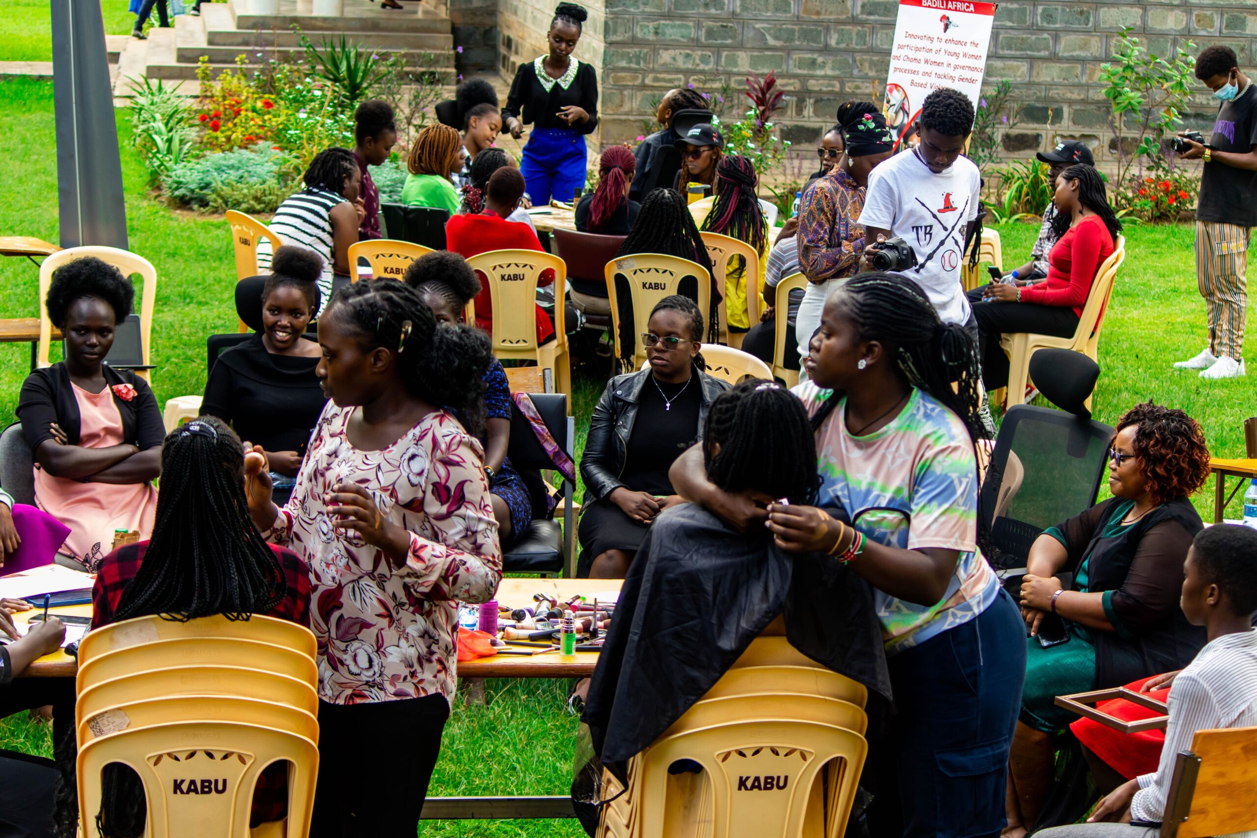 Badili Africa using makeup activisms to educate young women on politics